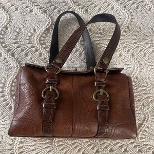 Coach Brown Leather Shoulder Bag
